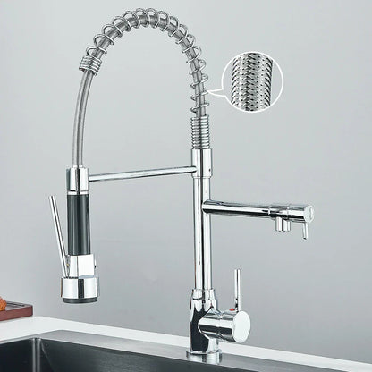 RYNX | Springflow – Kitchen Faucet With Double Outlet