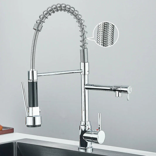 RYNX | Springflow – Kitchen Faucet With Double Outlet