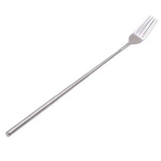 Rynx | Telescopic BBQ Extendable Fork - 64CM Long Handle, Multipurpose Dinner and Fruit Fork for Meat and Desserts, Kitchen Accessory