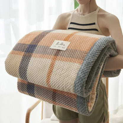Rynx | Plaid Knit Blanket