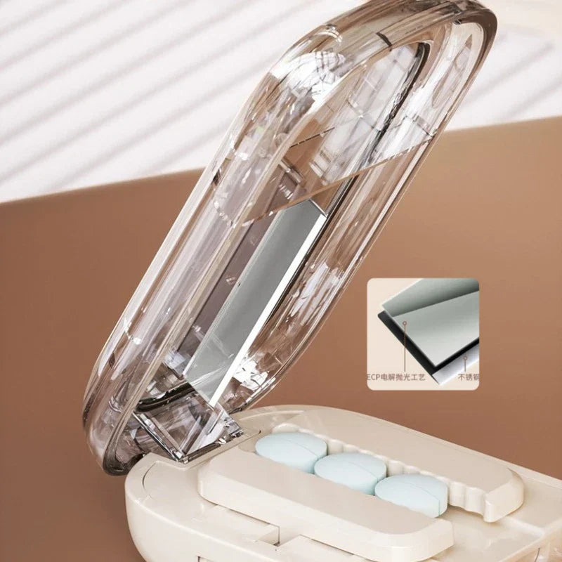 Rynx | Pocket Size Dustproof Pill Cutter Organizer