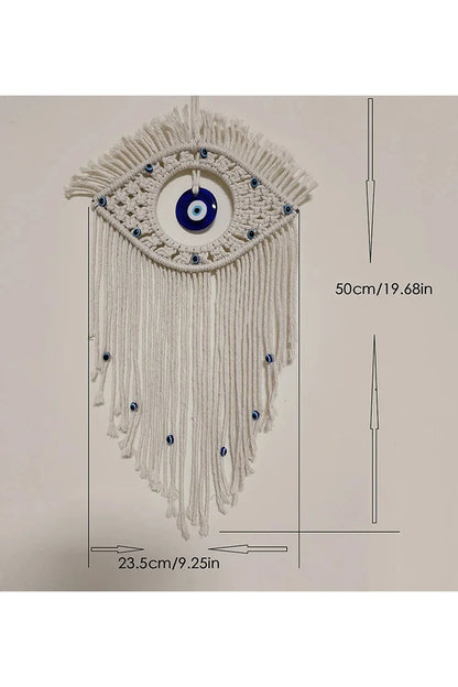 Rynx | evil eye macrame wall hanging