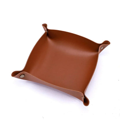RYNX | Leather Tray Catch Basin Storage Box