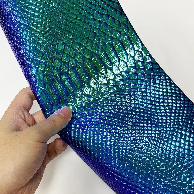 Rynx | Iridescent Dragon Scale Leather for enchanting DIY creations