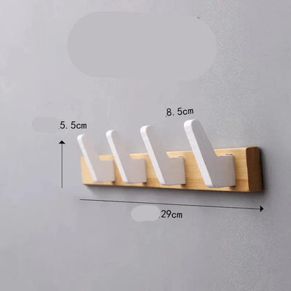 Rynx | Stylish wall coat rack made of solid wood for elegant home organization