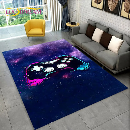 Rynx | Alex 3D Gamer Playmat Carpet - Large Non-Slip Carpet for Kids & Living Room