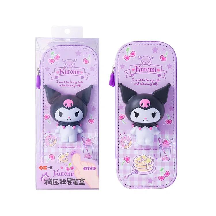 Rynx | Kuromi & Cinnamoroll Anime-inspired pencil case - Stylish and functional stationery organizer
