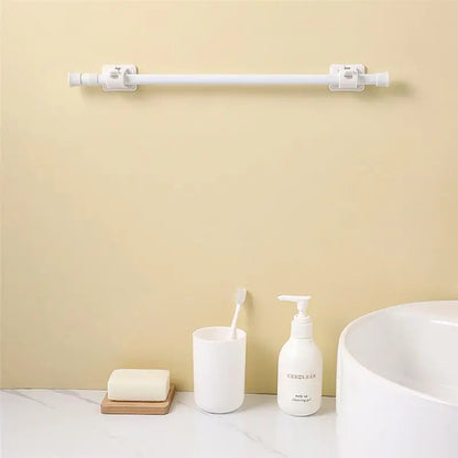 Rynx | 30-110CM Telescopic Curtain Pole - Multi-Purpose Spring Loaded Extendable Tension Rod for Net, Voile, and Curtain Rails