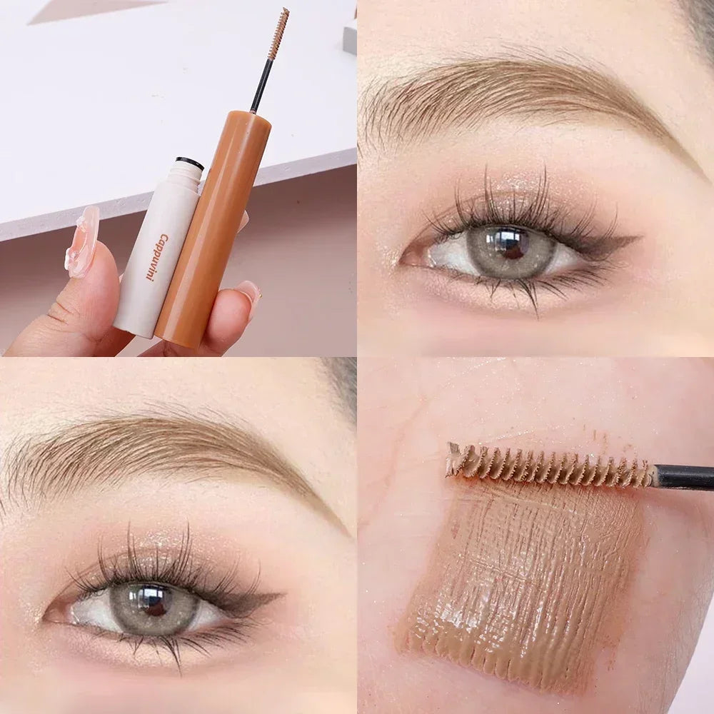 Rynx | Waterproof natural liquid coloring eyebrow gel cream eyebrow tattoo tint long-lasting dark brown mascara tinted makeup cosmetics