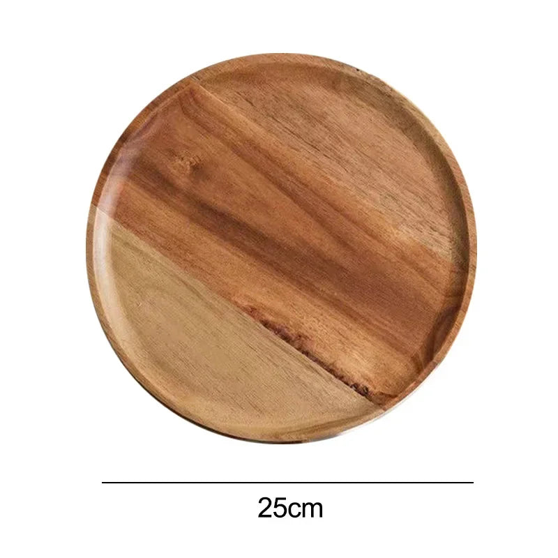 Rynx | AcaciaCraft Plate Collection | High-Quality Acacia Wood Plates | Sustainable & Stylish Table Decoration