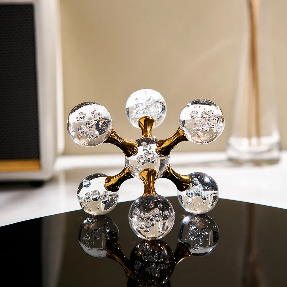 Rynx | Helix Crystal Molecule Decor