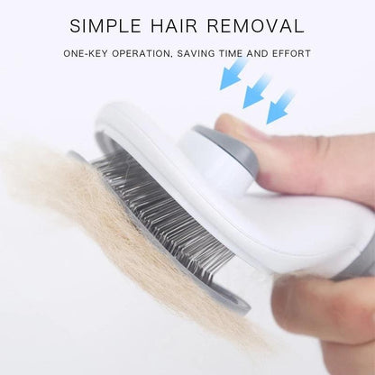 Rynx | Revolutionary Self-Cleaning Pet Grooming Brush for Dogs and Cats - Effortlessly Remove Tangles!