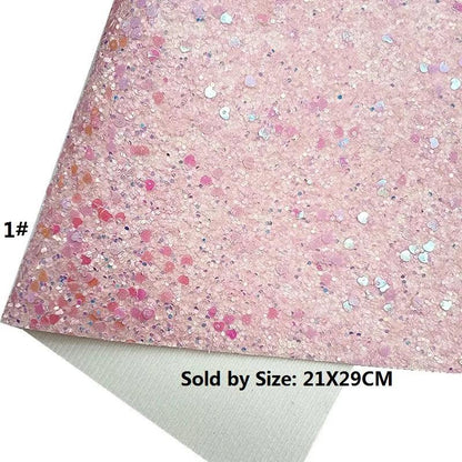 Rynx | Mermaid Sparkle Vinyl Craft Kit - Heart, Flower and Checkered Pattern Collection