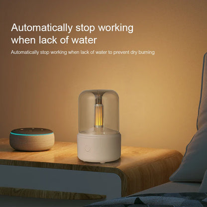Rynx | KINSCOTER Portable Mini Aroma Diffuser - USB Air Humidifier with Essential Oil, Night Light, and Cold Mist Maker - Ideal for Home Gift