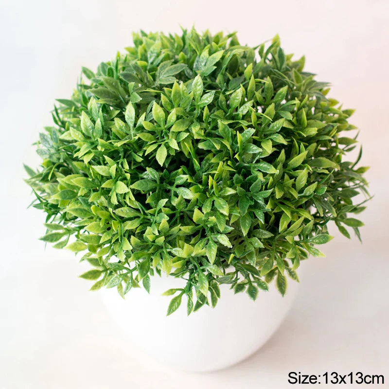 Rynx Artificial Plants Bonsai Small Tree Pot Fake Plant Flowers Potted Plants Ornaments For Home Room Table Decoration Hotel Garden Decor