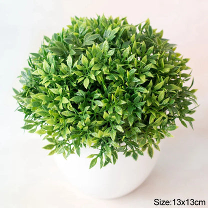 Rynx Artificial Plants Bonsai Small Tree Pot Fake Plant Flowers Potted Plants Ornaments For Home Room Table Decoration Hotel Garden Decor