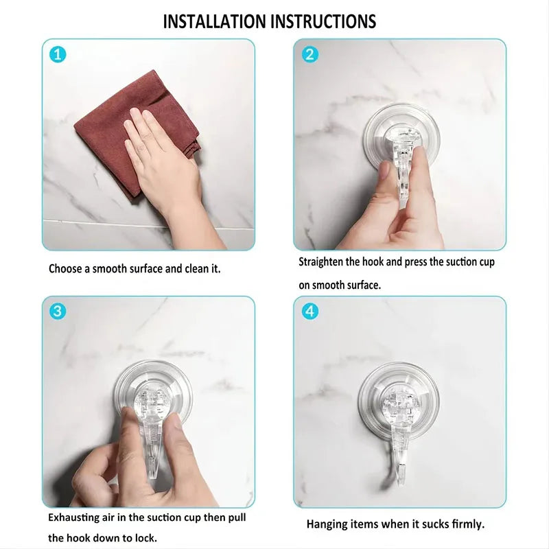 Rynx | Heavy-Duty Ultra Grip Suction Hooks