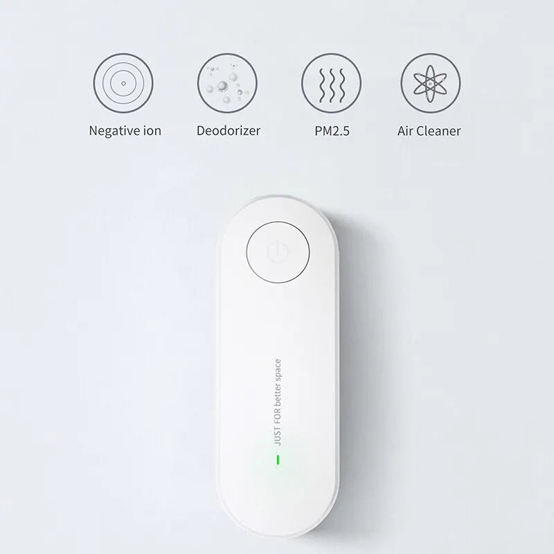 Rynx | New Mini Air Purifier - Negative Ion Pet Deodorizer for Formaldehyde and Smoke Removal