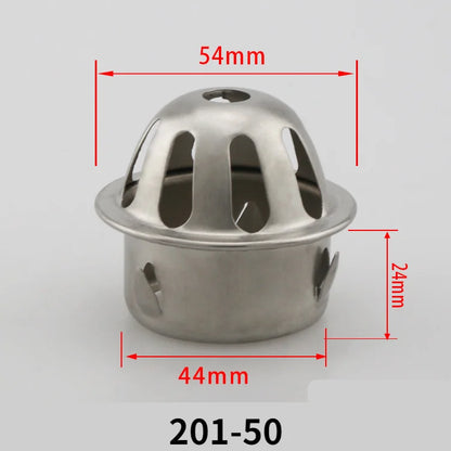 Rynx | Stainless Steel Round Balcony Roof Floor Drain - Large Displacement, Anti-Blocking Outdoor Rain Bucket Drainage