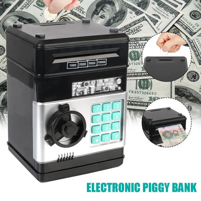 Rynx | Electronic Piggy Bank with Automatic Mini Safe, Password Lock, and Coin Counter – The Ultimate Child's Gift!