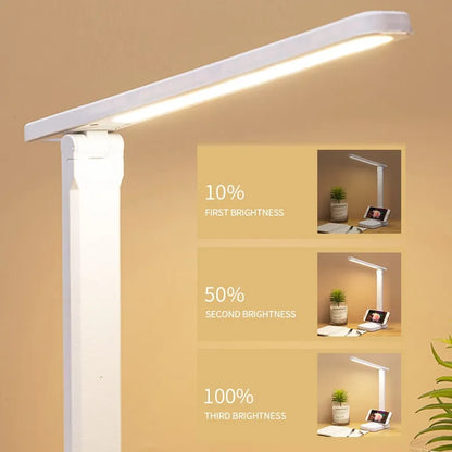 Rynx | IllumaLite LED Table Lamp | Rechargeable 6000mAh | Steplessly dimmable | Foldable Desk Lamp with Touch