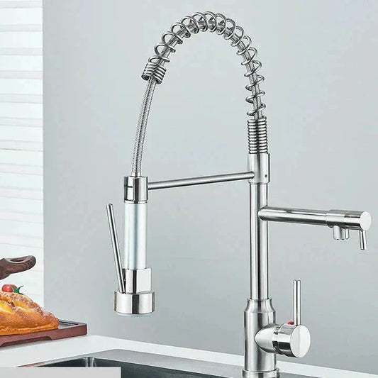 RYNX | Nickelflex – Kitchen Faucet With 360° Swivel Function