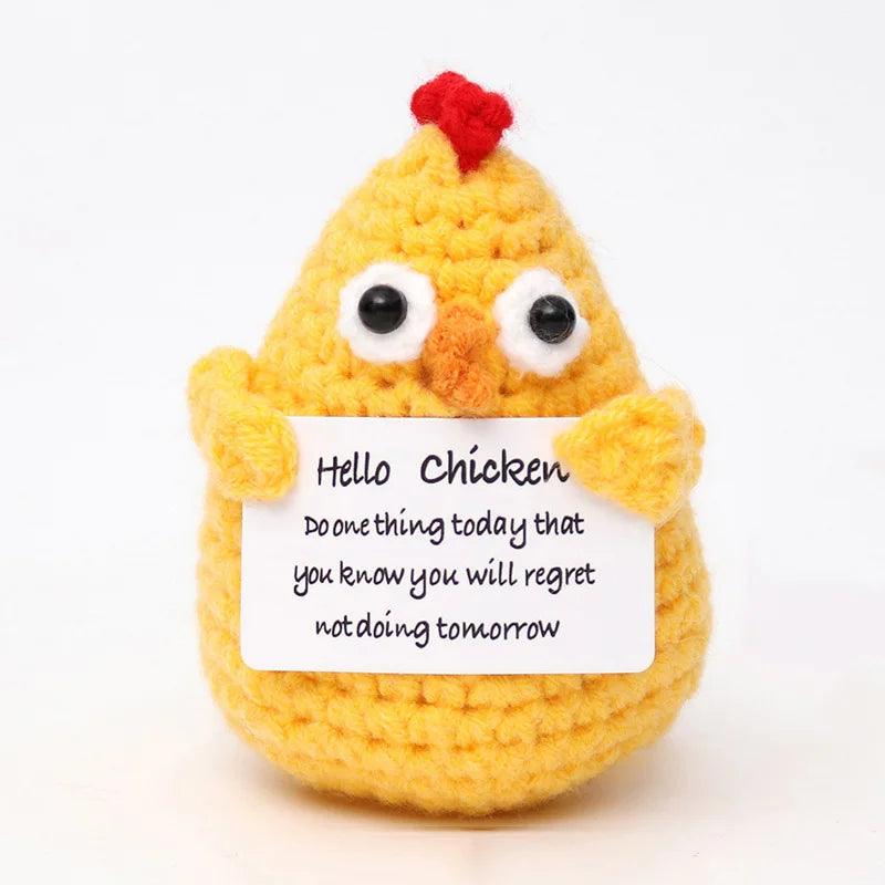 Rynx | Shady Handcrafted Crochet Duck Ornaments for Emotional Support - Unique Home Decor and Perfect Christmas Gift
