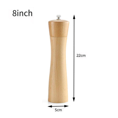 Rynx | Elegant adjustable salt and pepper mill set made of solid wood for outdoor dining