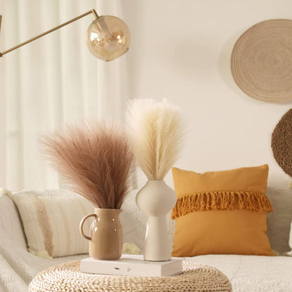 Rynx | 20 Pieces Bohemian Fluffy Artificial Pampas Grass Colorful