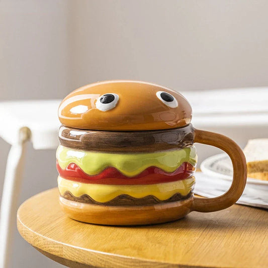 Rynx | Yummy Hamburger-Shaped Ceramic Hamburger Mug