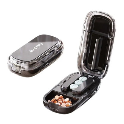 Rynx | Pocket Size Dustproof Pill Cutter Organizer