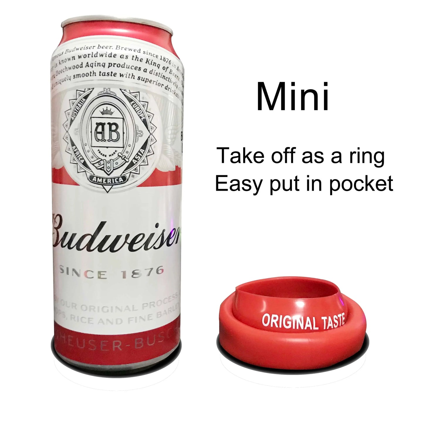 Rynx | Silicone Beer Can Cover: Hide-a-Beer Bottle Sleeve for 330ml to 500ml Cans - Perfect for Golf, Basketball, Park, and Beach