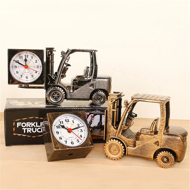 Rynx | Retro Forklift Unique Digital Clock
