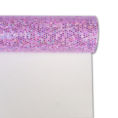 Rynx | Sparkling Purple Chunky Glitters Fabric Roll - Must-Have for Creative DIY Projects