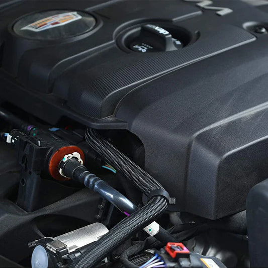 Rynx | 10M Black Insulated Braid Sleeving - PET Wire Cable Protection Sleeve, Flame-Retardant Nylon Tube - 4-30mm Tight Cable Gland