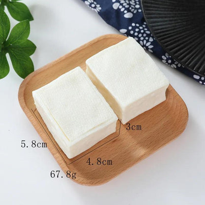 Rynx | Creative Dried Tofu Kitchen Model Set - 10 Pieces Cute Accessories for Gifts and Student Decor