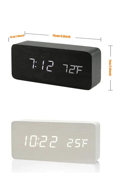 Rynx | Wood LED Digital Clock