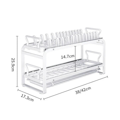 Rynx | Kitchen Cabinet Sliding Storage Dish Rack