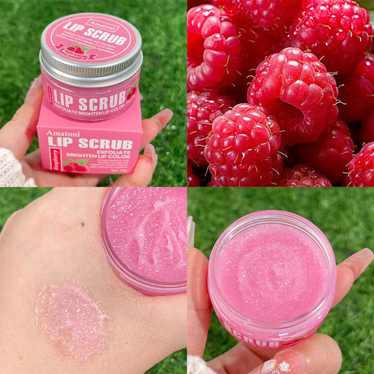 Rynx | Hydrating Fruit Flavor Lip Scrub Reduces fine lines of the lips Moisturizes Nourishing Exfoliating dead skin Lip balm Lip mask Makeup