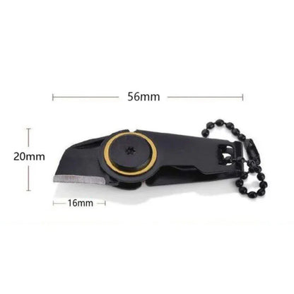 Rynx | NEW Vintage Mini Utility Knife - Zipper EDC Gadget for Unpacking Boxes, Keychain Pendant Pocket Knife, Outdoor Survival Tool