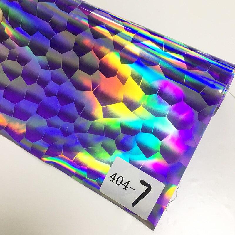 Rynx | Iridescent football pattern PVC jelly vinyl fabric - Ideal for creative projects