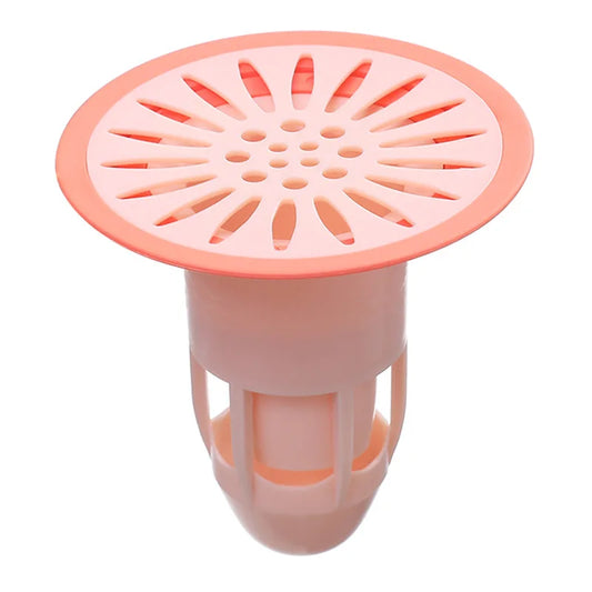 Rynx | Bathroom Shower Drain Stopper - Deodorant Core with Sink Strainer Filter - Hair Trap Plug for Kitchen and Toilet Sewer Cover