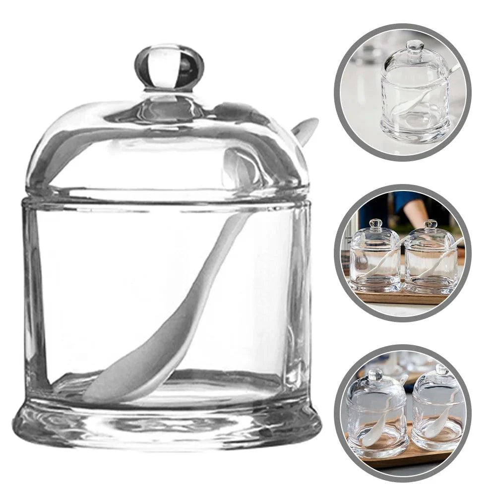 Rynx | Elegant glass spice jars with lids for a high-end kitchen