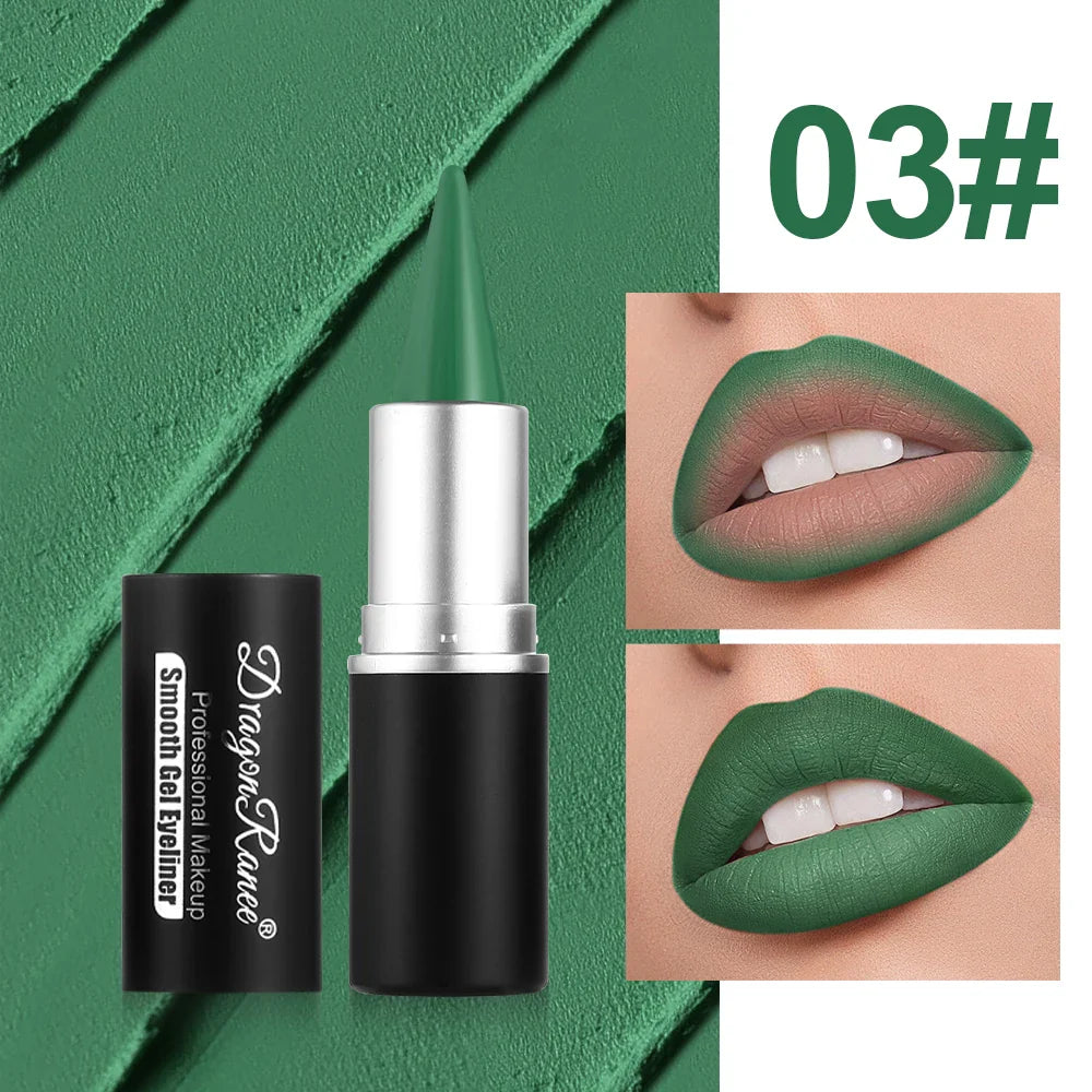 Rynx | Matte lip liner, long-lasting and durable, automatic twist wax structure, suitable for all skin types, multifunctional, suitable for eyeliner, holiday party lipstick
