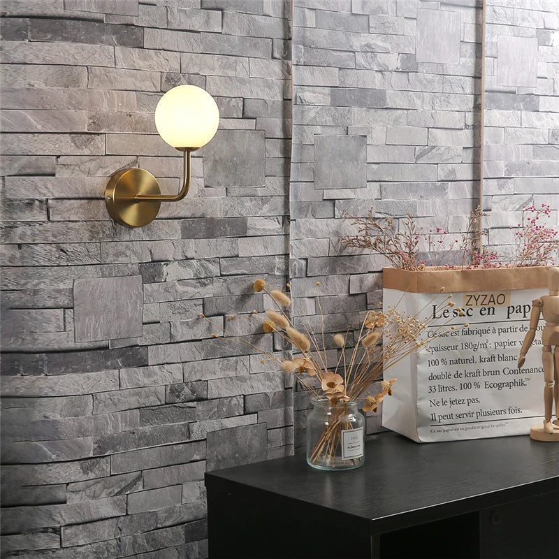 Rynx | NordicLuxe - Glass wall lamp - Modern LED lamp for bedroom and living room