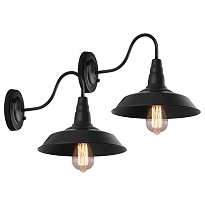 Rynx | Noctura Classic Wall Lamp | Vintage Design | Iron Frame with Round Glass Shade | 1-Light Dining Room Lighting