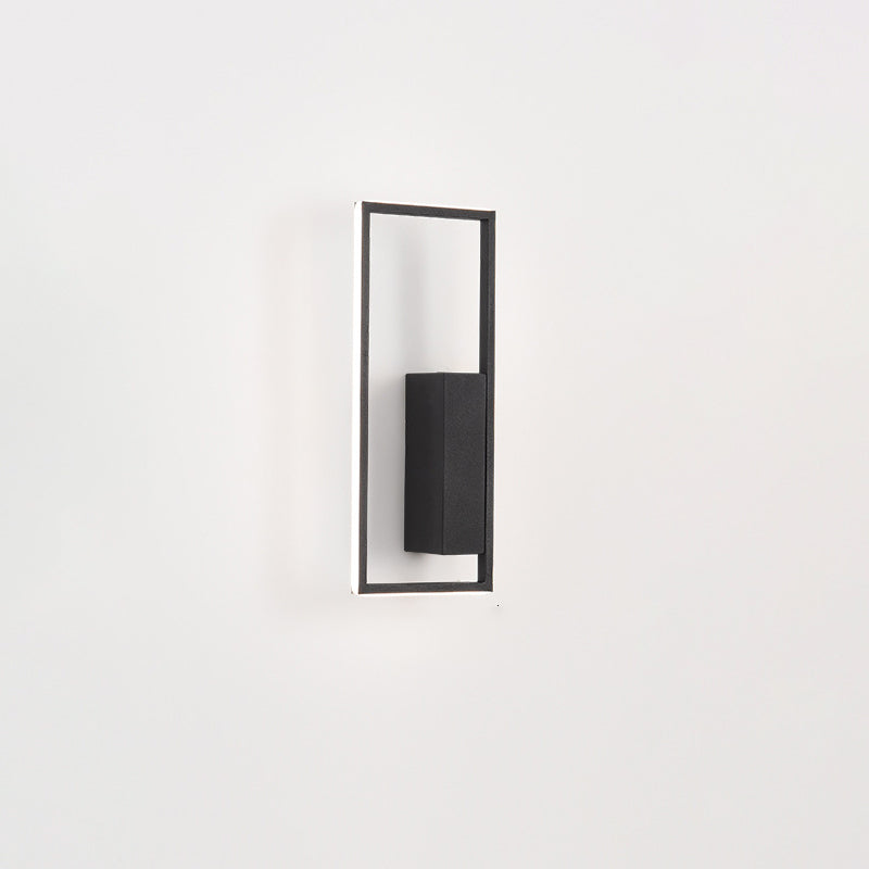 Rynx | Lineva LED Wall Light | Minimalist Rectangle Design | Silicone & Iron | Living Room Lighting