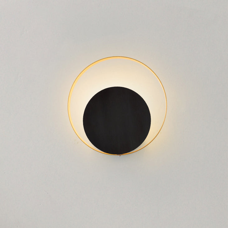 Rynx | Modern Minimalist Iron Circle Ring 1-Light Wall Sconces Lamp For Bedroom