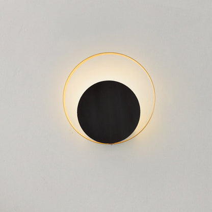 Rynx | Modern Minimalist Iron Circle Ring 1-Light Wall Sconces Lamp For Bedroom