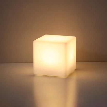 Rynx | GeoGlow Creative Geometric LED Table Lamp | Battery Powered & Remote Control | Night Light & Decoration